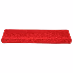 vidaXL Carpet Stair Treads Decorative Stair Step Protector Rug Stair Mats - red, 10 - Additional view 4