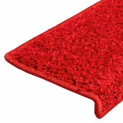vidaXL Carpet Stair Treads Decorative Stair Step Protector Rug Stair Mats - red, 10 - Additional view 6