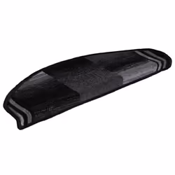 vidaXL Self-adhesive Stair Mats Carpet Stair Treads Stair Step Protector Rug - black and grey, 10 pcs