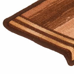 vidaXL Self-adhesive Stair Mats Carpet Stair Treads Stair Step Protector Rug - brown, 5 pcs/Rectangular - Additional view 5