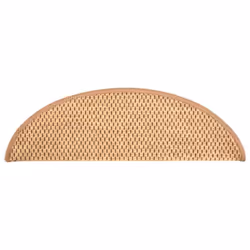vidaXL 15x Self-adhesive Stair Mats Sisal-Look Orange Stairs Rug Protection - Additional view 3