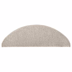 vidaXL Stair Mats Self-adhesive Carpet Stair Rug Sisal-Look 15 pcs Silver - Additional view 2
