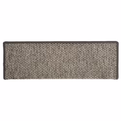 vidaXL Stair Mats Stair Protector Self-adhesive Sisal-Look 15 pcs Grey and Beige - Additional view 5