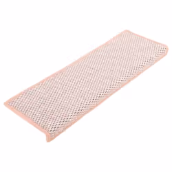 vidaXL Stair Mats Self-adhesive Sisal-Look 15 pcs 65x21x4 cm Stair Tread Pink