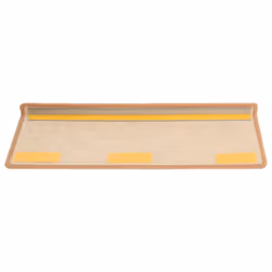 vidaXL Stair Mats Carpet Stair Tread Self-adhesive Sisal-Look 15 pcs Orange - Additional view 2