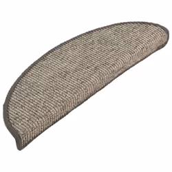 vidaXL Stair Mats Carpet Stair Tread Rug Self-adhesive 15 pcs Beige and Grey - Additional view 2