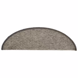vidaXL Stair Mats Carpet Stair Tread Rug Self-adhesive 15 pcs Beige and Grey - Additional view 4
