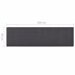 vidaXL Carpet Runner Anthracite Hallway Kitchen Floor Carpet Mat Area Rug - Additional view 6
