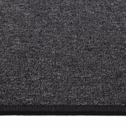 vidaXL Carpet Runner Anthracite Hallway Kitchen Floor Carpet Mat Area Rug - Additional view 4