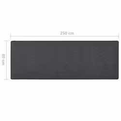 vidaXL Carpet Runner Anthracite Hallway Kitchen Floor Carpet Mat Area Rug - Additional view 6