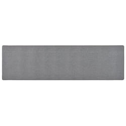vidaXL Carpet Runner Dark Grey Hallway Kitchen Office Floor Carpet Area Rug