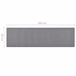 vidaXL Carpet Runner Dark Grey Hallway Kitchen Office Floor Carpet Area Rug - Additional view 6