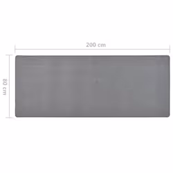 vidaXL Carpet Runner Dark Grey Hallway Kitchen Office Floor Carpet Area Rug - Additional view 6