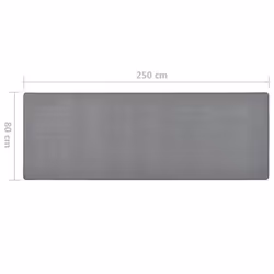 vidaXL Carpet Runner Dark Grey Hallway Kitchen Office Floor Carpet Area Rug - Additional view 6