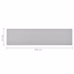 vidaXL Carpet Runner Light Grey Hallway Kitchen Floor Carpet Mat Area Rug - Additional view 6