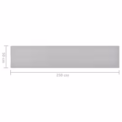 vidaXL Carpet Runner Light Grey Hallway Kitchen Floor Carpet Mat Area Rug - Additional view 6