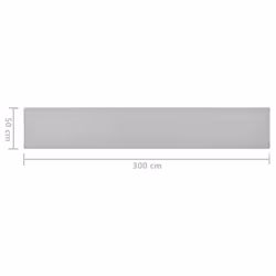 vidaXL Carpet Runner Light Grey Hallway Kitchen Floor Carpet Mat Area Rug - Additional view 6