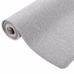 vidaXL Carpet Runner Light Grey Hallway Kitchen Floor Carpet Mat Area Rug
