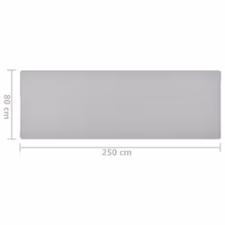 vidaXL Carpet Runner Light Grey Hallway Kitchen Floor Carpet Mat Area Rug - Additional view 6