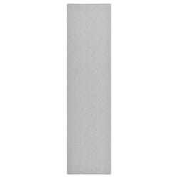 vidaXL Carpet Runner Light Grey Hallway Non-Slip Floor Carpet Mat Area Rug