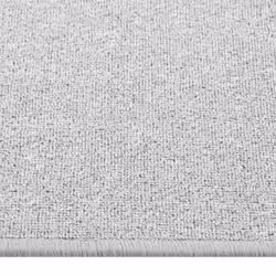 vidaXL Carpet Runner Light Grey Hallway Non-Slip Floor Carpet Mat Area Rug
