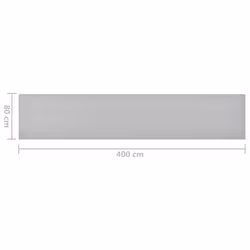 vidaXL Carpet Runner Light Grey Hallway Kitchen Floor Carpet Mat Area Rug - Additional view 6