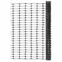 vidaXL Garden Fence 30 m Black Outdoor Fencing Wire Mesh Fence Panel Barrier