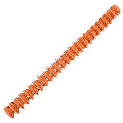 vidaXL Garden Fence 50 m Orange Patio Barrier Garden Fencing Crowd Control - Additional view 3