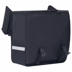 vidaXL Single Bicycle Bag for Pannier Rack Waterproof 21 L Black Storage Bag - Additional view 3