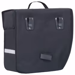 vidaXL Single Bicycle Bag for Pannier Rack Waterproof 21 L Black Storage Bag - Additional view 5