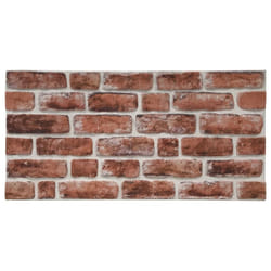 vidaXL 10x 3D Wall Panels with Dark Brown Brick Design EPS Cladding Tile Home
