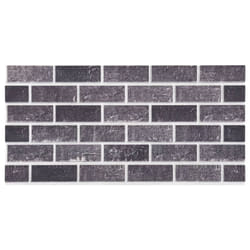 vidaXL 3D Wall Panels Wall Cover with Black and Grey Brick Design 10 pcs EPS