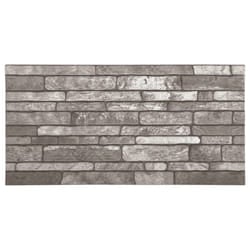 vidaXL 3D Wall Panels Wall Covering with Dark Grey Brick Design 10 pcs EPS