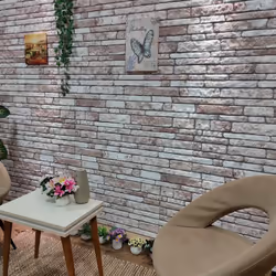vidaXL 3D Wall Panels Wall Covering with Dark Grey Brick Design 10 pcs EPS