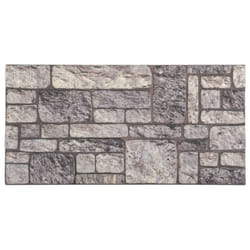 vidaXL 3D Wall Panels Wall Covering with Light Grey Brick Design 10 pcs EPS