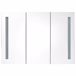 vidaXL LED Bathroom Mirror Cabinet Concrete Grey Washroom Storage Vanity Unit - Additional view 4