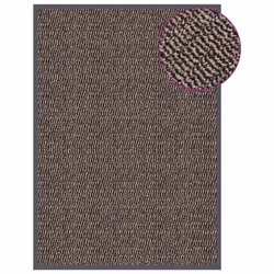 vidaXL 1/2x Dust Control Mat Rectangular Tufted Rug Multi Colours Multi Sizes - dark brown, 60 x 90 cm