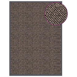 vidaXL 1/2x Dust Control Mat Rectangular Tufted Rug Multi Colours Multi Sizes - dark brown, 60 x 90 cm
