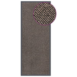 vidaXL 1/2x Dust Control Mat Rectangular Tufted Rug Multi Colours Multi Sizes - dark brown, 60 x 150 cm