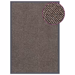 vidaXL 1/2x Dust Control Mat Rectangular Tufted Rug Multi Colours Multi Sizes - dark brown, 80 x 120 cm