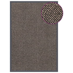 vidaXL 1/2x Dust Control Mat Rectangular Tufted Rug Multi Colours Multi Sizes - dark brown, 80 x 120 cm