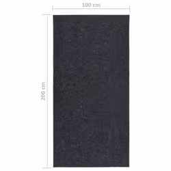 vidaXL Dirt Trapper Carpet Runner Anthracite Kitchen Floor Carpet Mat Area Rug - Additional view 5