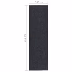 vidaXL Dirt Trapper Carpet Runner Anthracite Kitchen Floor Carpet Mat Area Rug - Additional view 5