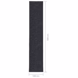 vidaXL Dirt Trapper Carpet Runner Anthracite Home Kitchen Floor Mat Carpet - Additional view 6