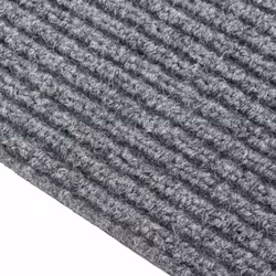 vidaXL Dirt Trapper Carpet Runner Floor Carpet Runner Dirt Trapper Mat Grey - Additional view 4