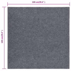 vidaXL Dirt Trapper Carpet Runner Floor Carpet Runner Dirt Trapper Mat Grey - Additional view 6