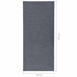 vidaXL Dirt Trapper Carpet Runner Grey Home Kitchen Non-Slip Floor Mat Carpet - Additional view 6