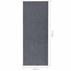 vidaXL Dirt Trapper Carpet Runner Grey Home Kitchen Non-Slip Floor Mat Carpet - Additional view 6