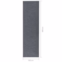 vidaXL Dirt Trapper Carpet Runner Grey Home Kitchen Non-Slip Floor Mat Carpet - Additional view 6