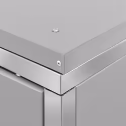 vidaXL Quadruple Wheelie Bin Shed Stainless Steel Garden Garage Trash Bin Shed - Additional view 9